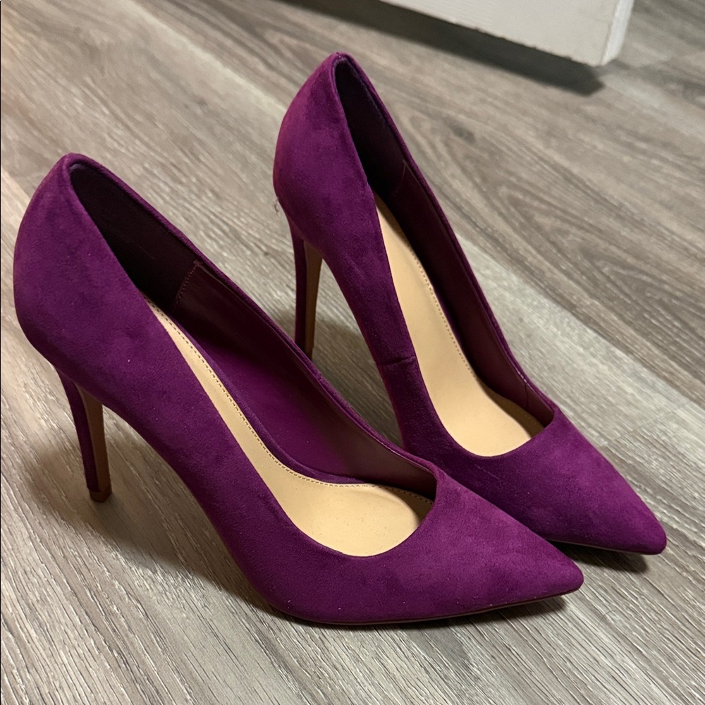 JustFab Plum Stiletto Heels